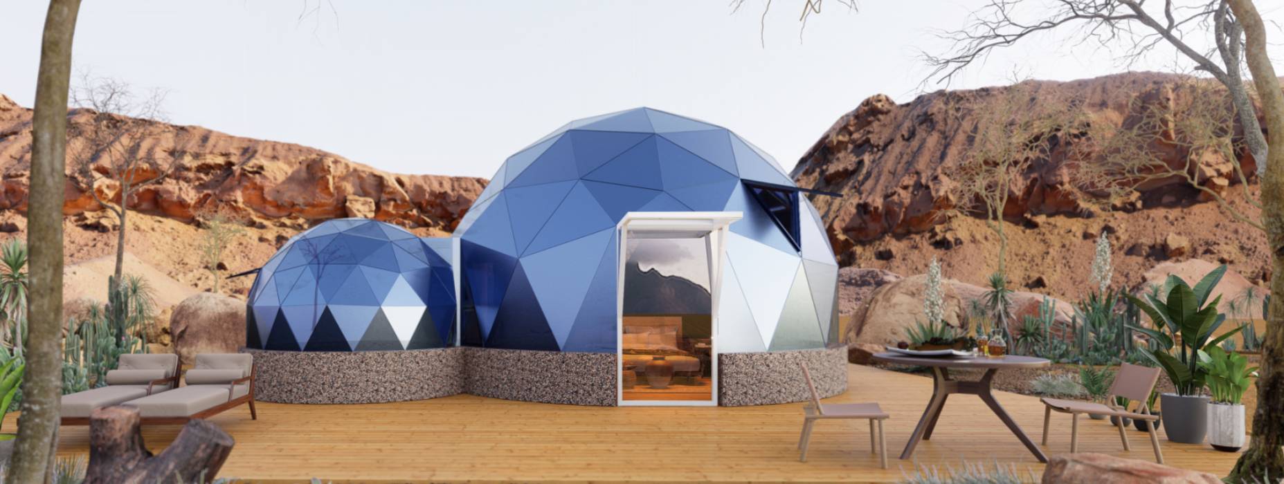 双湖县球形智能光伏玻璃星空房